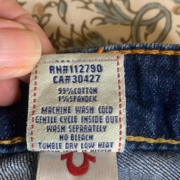 True Religion Joey Twisted Seam Flared Jeans - Picture 6 of 7